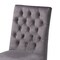 Baxton Studio Sherine Contemporary Glam and Luxe Grey Velvet Fabric and Silver Metal 2Piece Dining Chair Set 221-2PC-12907-ZORO - alternate 7